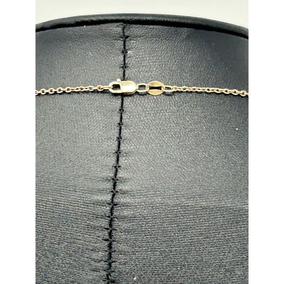 Vintage Signed SIGAL Marked 925 Gold Tone and Rose Quartz Necklace - Picture 2 of 8